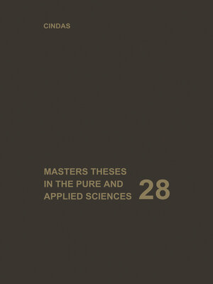 cover image of Masters Theses in the Pure and Applied Sciences